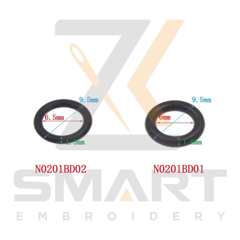 100 חתיכות A9014055 KF232120 O-Rings N0201BD01 N0201BD02