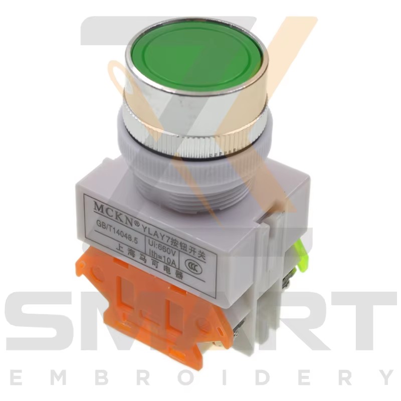 כפתור כפתור ירוק אדום YLAY7 מכונת חתיכות חלקים EDH06-YLAY7
