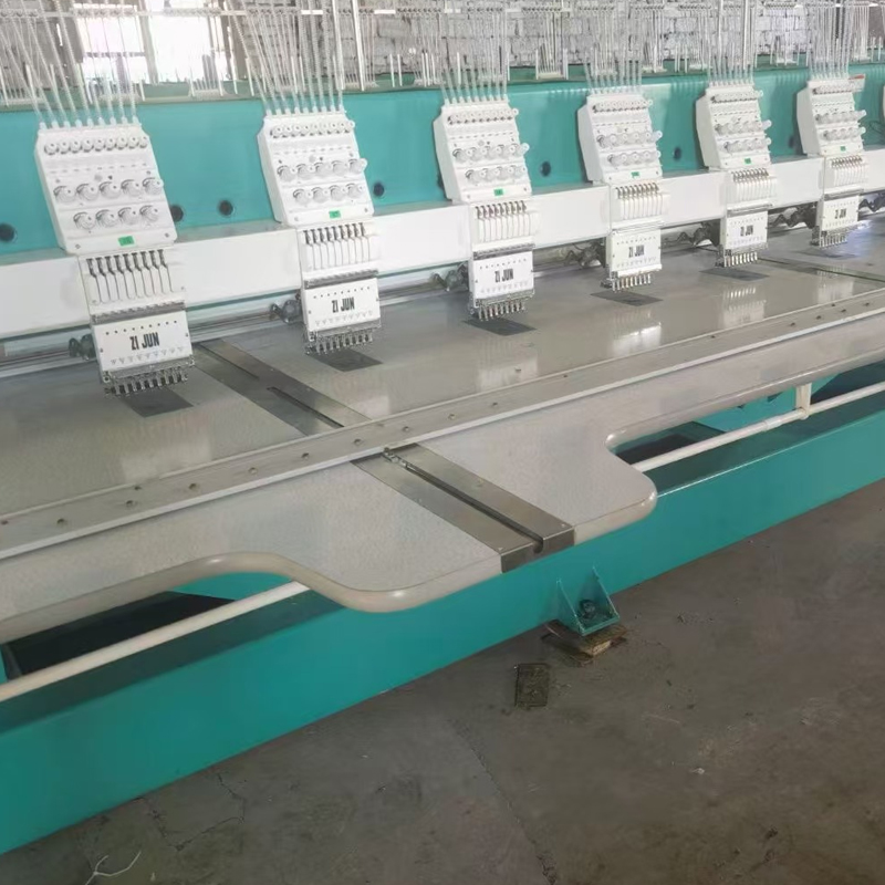 9 מחט 22 ראש 400 מרחק ראש במהירות גבוהה Y750 משמש מכונת emboridery